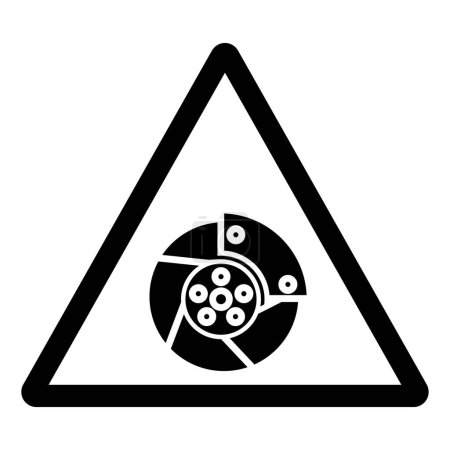 Illustration for Break Car Symbol Sign, Vector Illustration, Isolated On White Background Label.EPS10 - Royalty Free Image