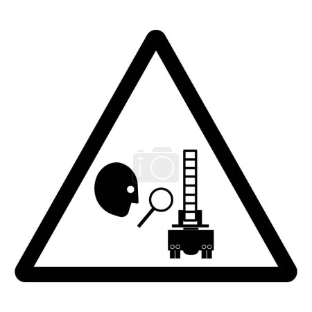 Inspection Required Follow the instructions Symbol Sign, Vector Illustration, Isolate On White Background Label.EPS10