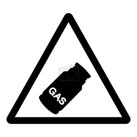 Do Not Lay Down Tank Symbol Sign ,Vector Illustration, Isolate On White Background Label.EPS10 