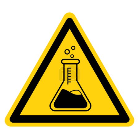 Signo de símbolo químico, ilustración de vectores, aislamiento en la etiqueta de fondo blanco.