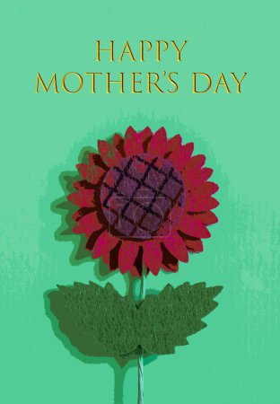 Photo for Postcard with wishes for Mother's Day - Royalty Free Image
