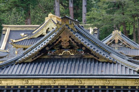 Photo for Upper part of the Kaguraden Hall. Tosho-gu Shrine. Nikko. Tochigi Prefecture. Japan. - Royalty Free Image