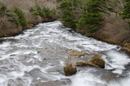 Photo for Ryuzu Falls in the Yugama River. Nikko National Park. Tochigi Prefecture. Japan. - Royalty Free Image