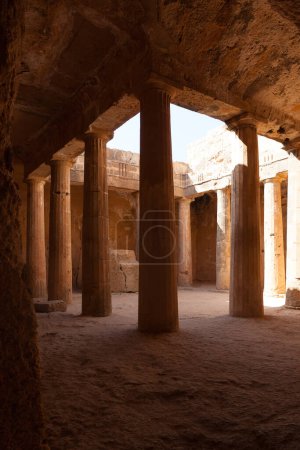 Photo for Tomb of the Kings, UNESCO World Heritage Site. An ancient burial chamber in Paphos, Cyprus - Royalty Free Image