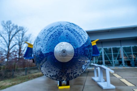 Téléchargez les photos : Lexington Park, Maryland, USA Le nez d'un avion au Patuxent River Naval Air Museum - en image libre de droit