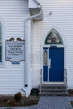 Foto de Solomons, Maryland ,USA The Oivet United Methodist Church - Imagen libre de derechos