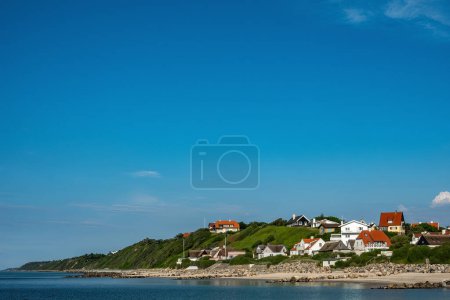 Tisvilde, Dänemark Häuser in den Dünen am Strand