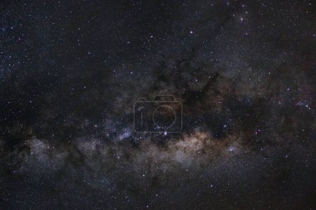 Foto de Primer plano de la galaxia de la Vía Láctea con estrellas y polvo espacial en el universo - Imagen libre de derechos