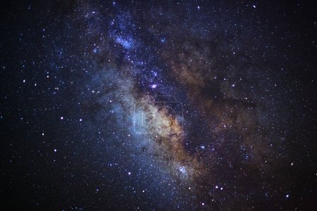 Photo for The center of milky way galaxy. Long exposure photograph.with grain - Royalty Free Image