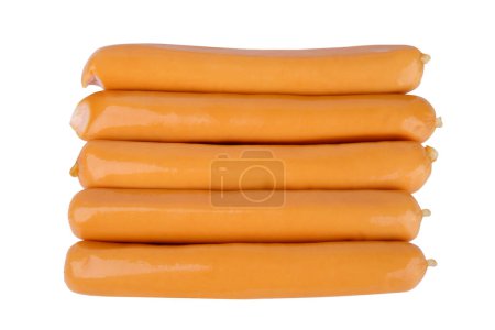 Photo for Sausages on white background - Royalty Free Image