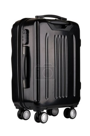 Photo for Black luggage isolate on white background - Royalty Free Image