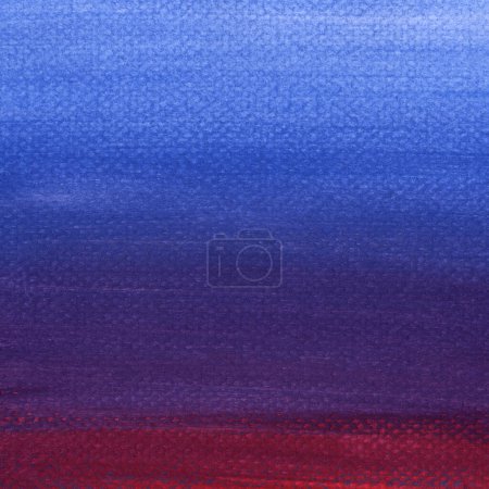 Photo for Watercolor blue and red brush strokes background - Royalty Free Image