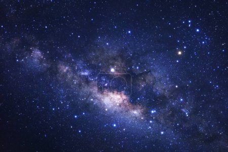 Photo for The center of  milky way galaxy with stars and space dust in the universe - Royalty Free Image