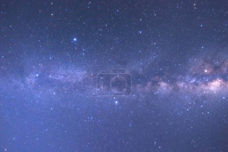 Photo for Clearly milky way galaxy with stars and space dust in the universe - Royalty Free Image
