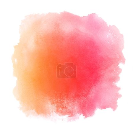 Téléchargez les photos : Abstrait coloré main dessiner aquarelle fond - en image libre de droit