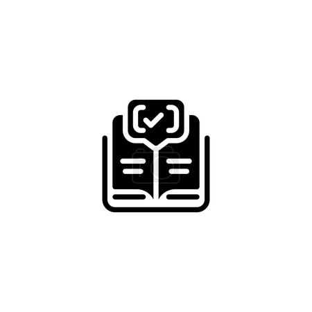 Ilustración de Libro de verdad Esquema Icono, Logotipo e ilustración Vector - Imagen libre de derechos