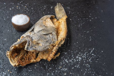 Téléchargez les photos : Salted cod is an ingredient used in recipes during Easter - en image libre de droit