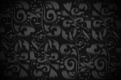 ethnic style dark floral pattern background for islamic decoration vector Poster #647715992