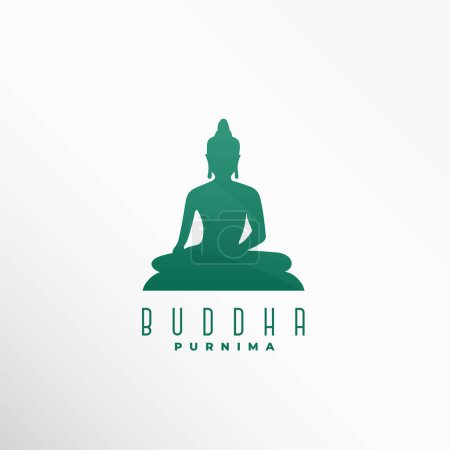 Illustration for Elegant gautama buddha background for buddhism dharma vector - Royalty Free Image