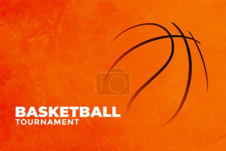 Illustration for Creative basketball championship league background for winner vector - Royalty Free Image