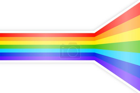 moderne coloré arc-en-ciel spectre vecteur de conception de fond 