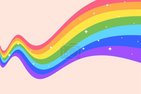 decorative colorful rainbow spectrum background design vector