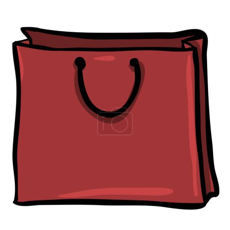 Ilustración de Vector bolsa de compras Doodle icono - Imagen libre de derechos