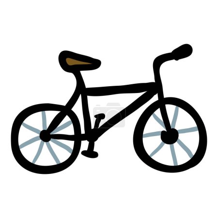 Icône de caniche simple de vecteur de vélo