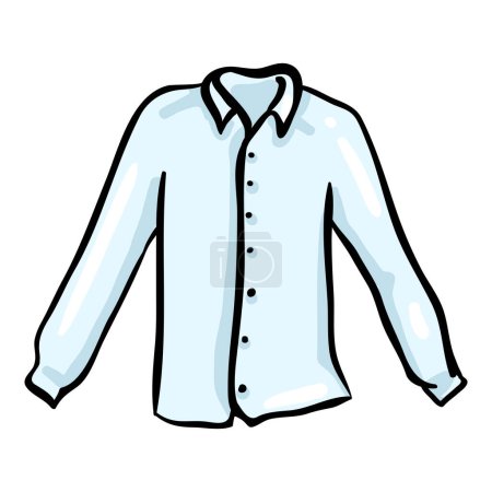 Illustration for Shirt Hand Drawn Doodle Icon - Royalty Free Image