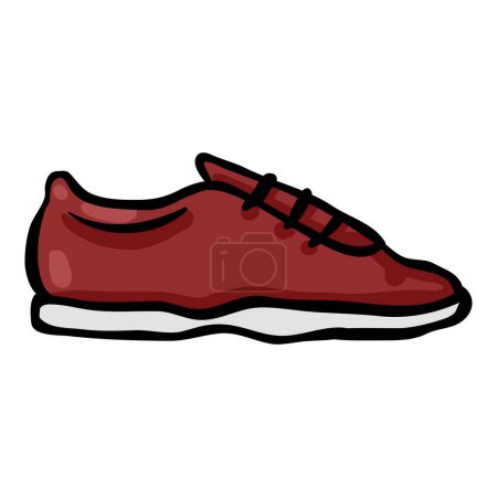 Illustration for Sneakers - Hand Drawn Doodle Icon - Royalty Free Image