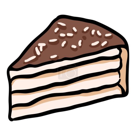 Téléchargez les illustrations : Pièce de gâteau - Icône de caniche dessinée à la main - en licence libre de droit