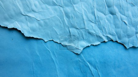 Photo for Close-up of textured, cracked blue paint peeling off a surface, revealing layers beneath. - Royalty Free Image