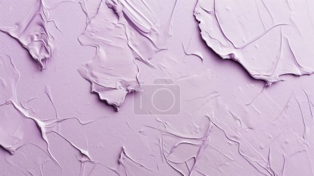 Abstract texture of light purple paint with thick, sweeping brush strokes, creating a dynamic and artistic pattern.