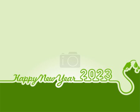 Photo for Illustration for new year 2023 celebration - Royalty Free Image