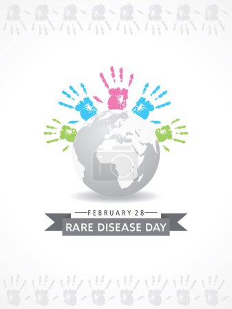 Photo for Illustration Of Rare Disease Day observed on February 28 - Royalty Free Image