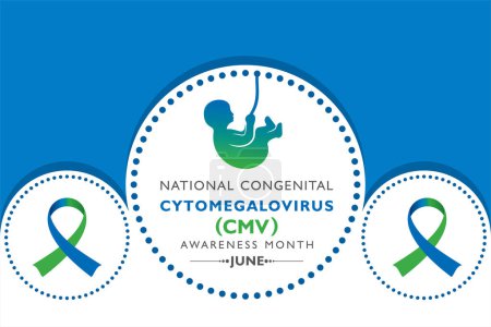 Mois national de sensibilisation au cytomégalovirus congénital (CMV) observé en juin de chaque année, c'est la cause infectieuse la plus fréquente d'anomalies congénitales..