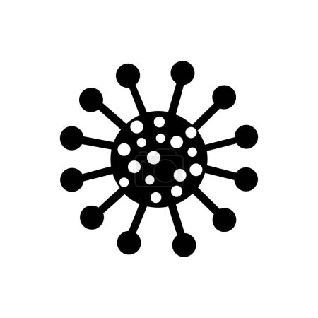 Illustration for Cancer virus icon on white background - Royalty Free Image