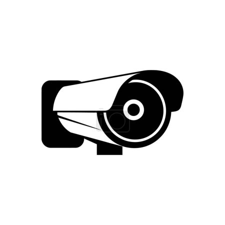 Illustration for Security camera icon on white background - Royalty Free Image