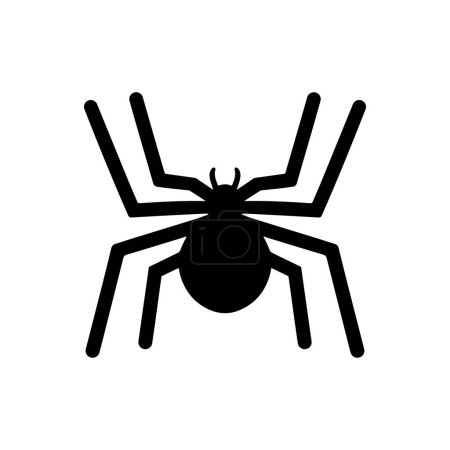 Illustration for Spider icon on white background - Royalty Free Image