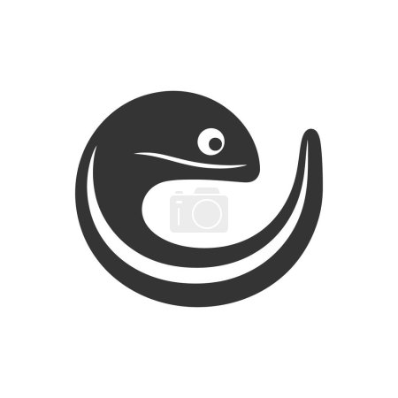 Illustration for Ribbon eel Icon on White Background - Simple Vector Illustration - Royalty Free Image