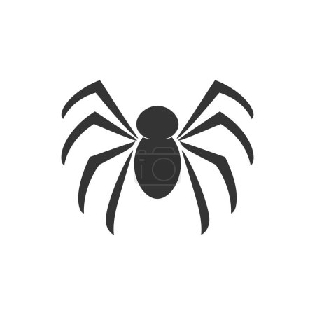 Illustration for Spider Insect Icon on White Background - Simple Vector Illustration - Royalty Free Image