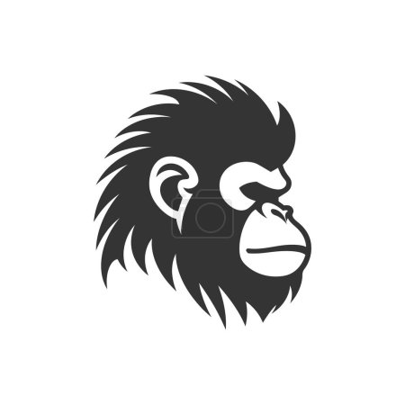 Illustration for Sumatran orangutan Icon on White Background - Simple Vector Illustration - Royalty Free Image