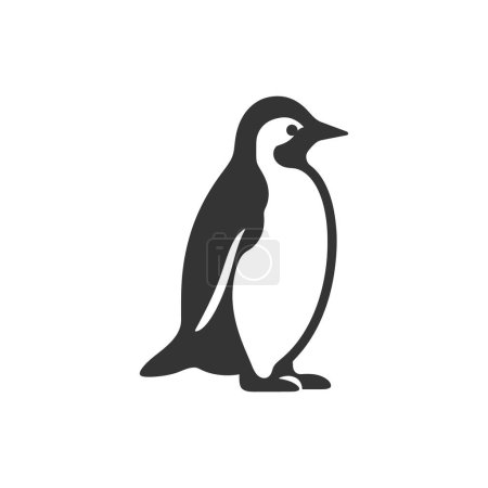 Illustration for Emperor penguin Icon on White Background - Simple Vector Illustration - Royalty Free Image
