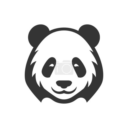 Illustration for Giant panda Icon on White Background - Simple Vector Illustration - Royalty Free Image