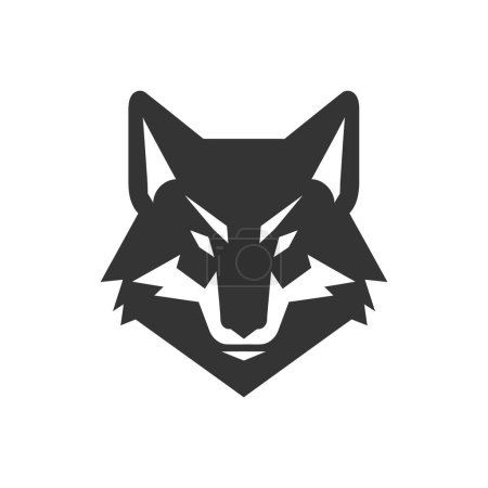 Illustration for Coyote Icon on White Background - Simple Vector Illustration - Royalty Free Image