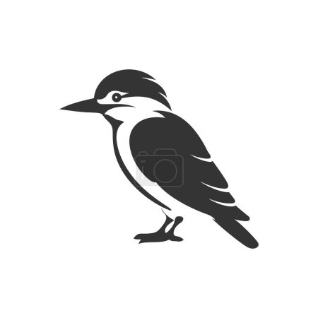 Illustration for Kookaburra bird Icon on White Background - Simple Vector Illustration - Royalty Free Image
