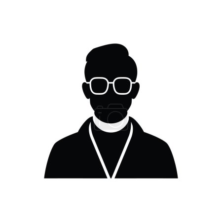 Illustration for Minister Icon on White Background - Simple Vector Illustration - Royalty Free Image