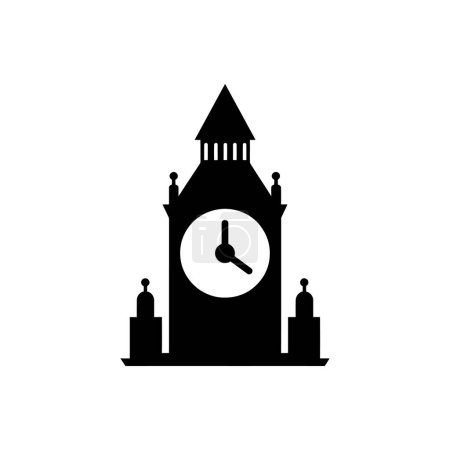 Illustration for Big Ben And The Houses Of Parliament icon - Simple Vector Illustration - Royalty Free Image