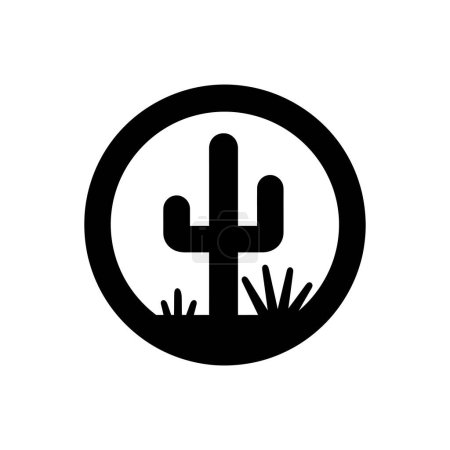 Illustration for Cactus icon - Simple Vector Illustration - Royalty Free Image