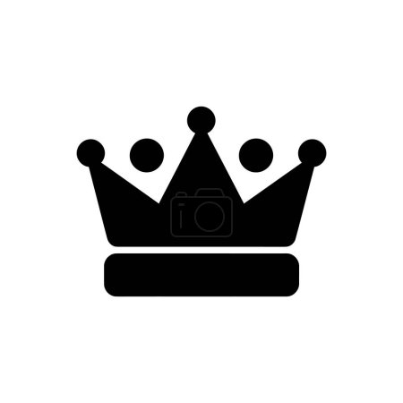 Ilustración de Icono de corona joya - Ilustración simple de vectores - Imagen libre de derechos